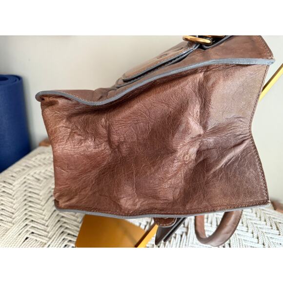 Vintage Chloe Brown Leather Tote - Picture 3 of 8